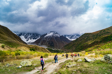 mountains georgia hiking (caucasus)