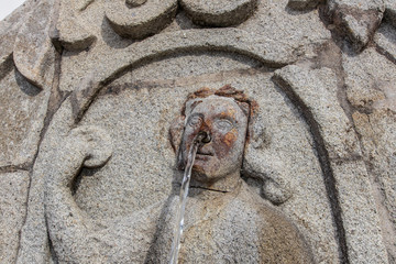 Wall Mural - detail of a fountain