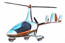 Gyrocopter Sketch - Helicopter