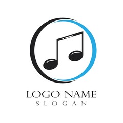 Music note Icon Vector - Vector