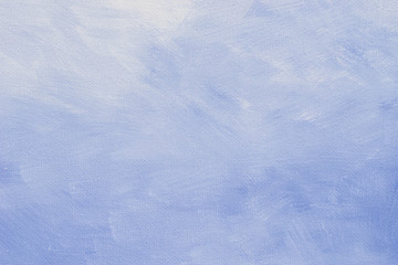 blue background texture painted on artistic canvas