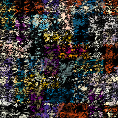 Aufkleber - Abstract seamless pattern with imitation of a grunge dirty texture. Vector image.