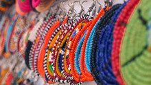 Colorful African Bead Work From Zanzibar
