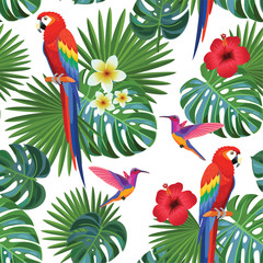 Plakat ptak natura lato roślina