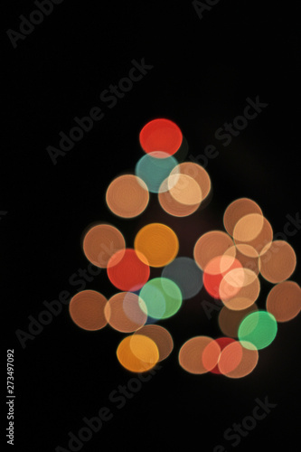 Blur blurred defocused christmas lights bokeh light dots