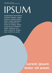 Poster - abstract design cover template