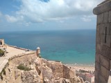 Fototapeta  - Alicante Spain sea blue castle