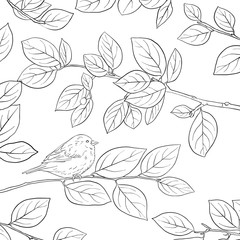 bird at tree branch