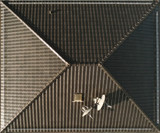 Fototapeta  - Modernes graues Walmdach aus der Luft gesehen