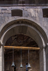 ancient caucasus monastery in cave town vardsia