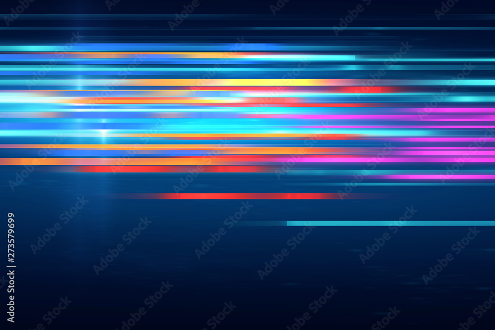 colorful geometric speed line abstract technology background Stock ...