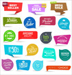 © totallyout - Collection of colorful sale stickers and tags