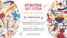 International Jazz Festival Web Banner Vector Template