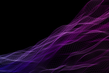 background abstract wave digital multicolor purple 