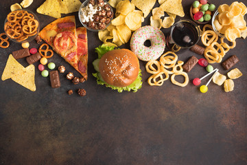 Wall Mural - Unhealthy Eating