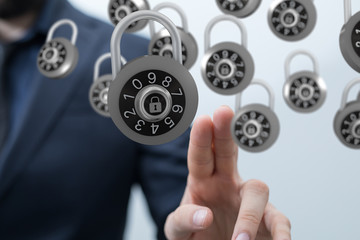 security data code digital in hand