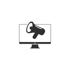 Poster - Digital marketing icon in simple design. Vector illustration