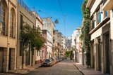 Fototapeta Uliczki - Buildings in Narrow streets at San Telmo district in Buenos Aires, Argentina