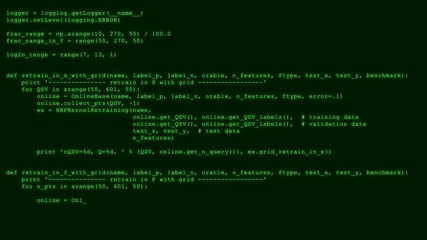 Wall Mural - 3d hacking code data flow stream on green . computer screen with encrypted fast typing coding symbol
