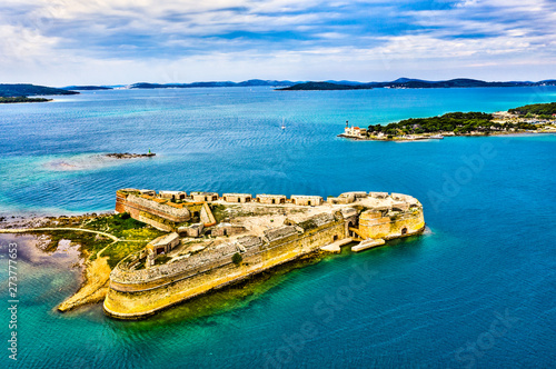 Cuadros en Lienzo St. Nicholas Fortress near Sibenik in Croatia