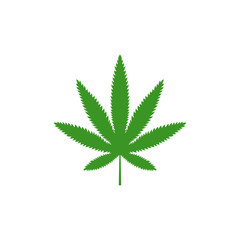 Poster - cannabis leaf vector