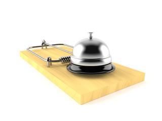 Canvas Print - Hotel bell with mousetrap