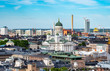 Helsinki, capital of Finland, aerial view
