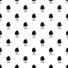 Sticker - Cedar tree pattern seamless vector repeat geometric for any web design