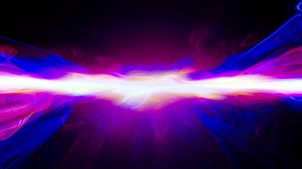 Canvas Print - liquid light patterns flow, ripple and shine (loop).
