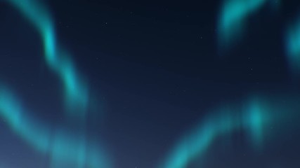 Wall Mural - seamless loop of the aurora borealis lights on a sky. You can use this stunning videos as a background or overlay for travel videos, documentaries, youtube videos, commercials, and much more.