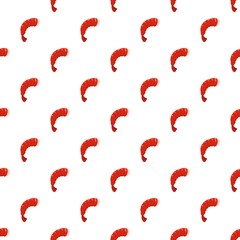 Poster - Shrimp pattern seamless vector repeat for any web design