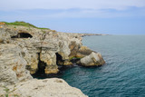 Fototapeta  - Caves in the Black Sea coast to the village of Tyulenovo, Bulgaria.