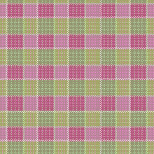 Olive Green And Purple Twill Plaid Checkered Pattern For Fabric/textile