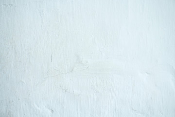 Wall Mural - Texture of old white concrete wall for background.