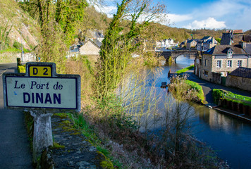 Wall Mural - Lower Dinan by Morning