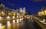 Fototapeta Dziecięca - The Notre Dame is historic Catholic cathedral, one of the most visited monuments in Paris.