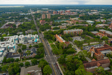 Wall Mural - Drone photo University of Florida Gainesville