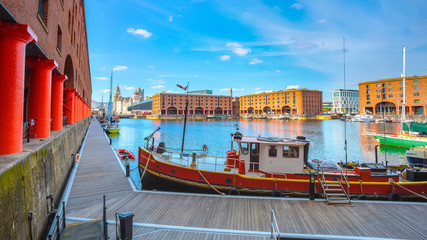 Canvas Print - Royal Albert Dock in Liverpool, UK