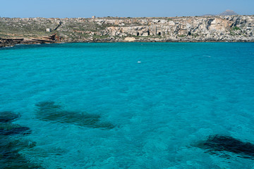 Sticker - The coast of Favignana Island in south mediterranean