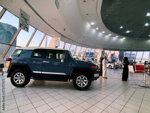 Toyota Fj Cruiser 2019 On Display At Toyota Dealer In Dhahran
