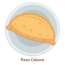 Italian Food Pizza Calzone Italy Cuisine Staffed Pie