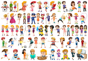 Sticker - Set of people character