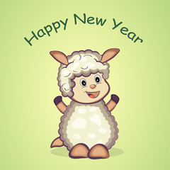 Poster - Chinese New Year Of Sheep.