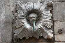 Detail Of Old Fountain In Dubrovnik (Croatia)