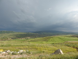 view of mountains