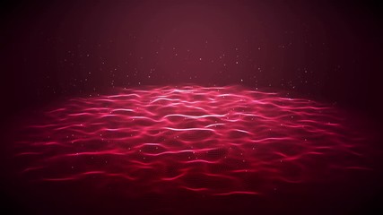 Wall Mural - lightning and underwater waves