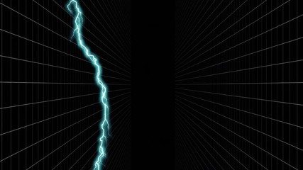 Wall Mural - lightning and square pattern