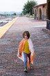 © Marc Romanelli - 5 year old boy wearing a cape in rural location