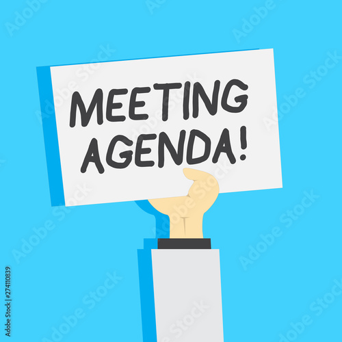 Handwriting Text Writing Meeting Agenda Conceptual Photo List Items That Participants Hope To Accomplish At Meetings Clipart Of Hand Holding Up Blank Sheet Of White Paper On Pastel Backdrop Stock Illustration Handwriting Text Writing Meeting Agenda Conceptual Photo List Items That Participants Hope To Accomplish At Meetings Clipart Of Hand Holding Up Blank Sheet Of White Paper On Pastel Backdrop Stock Illustration