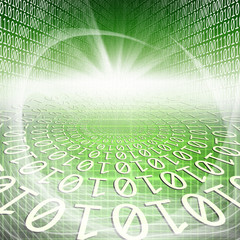 Wall Mural - Abstract internet concept